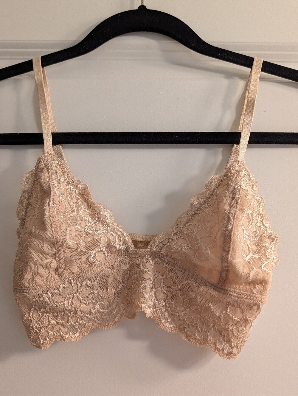 Anemone Lace Bralette in Light Nude